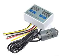 Numérique pour contrôleur de température et d'humidité XK-W1099 avec dimensions compactes 100,8 x 54,9 x 31,2 mm et poids 91,5 g (12 V)