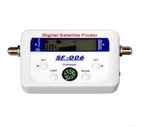 Numérique pour satellite Finder SF-006 LCD Signal Meter avec pour boussole pour l'alignement de la parabole et le test d'installation du récepteur TV