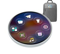 numérique rechargeable pour écran tactile avec étiquette nominative électronique, badge LED pour concert, festival de musique, événements scolaires, fêtes, fans de football, adolescents, garçons