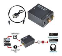 numérique vers Analogique convertisseur audio - rca l - r 3.5mm toslink coaxial