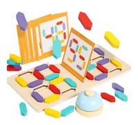 Numériques Jeu éducatif - Défi d'appariement de blocs de bois Divertissement pour | Jeu interactif de correspondance | pour , bureau, activité de maternelle et remplissage