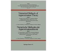 Numerische Methoden Der Approximationstheorie / Numerical Methods Of Approximation Theory