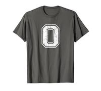 Numéro 0 Zero Varsity - Style Vintage - Entraînement de l'équipe de Sport T-Shirt