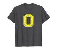Numéro 0 Zero Varsity Vintage Sport Team Joueur T-Shirt