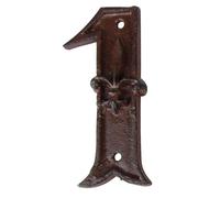 NUMÉRO 1 En Fonte À Accrocher Mur Maison Villa Rue