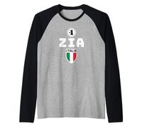 Numéro 1 Zia Italia Shield Manche Raglan