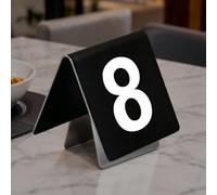 numéro 10 Numéros De Table Tentes Double Face Pour Restaurant, Panneaux De Table Numérotés Empilables Pour Mariage, Supports De Numéros(C-31-40,L W 6X6CM)
