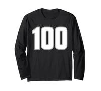 Numéro 100 Maillot de Sport centenaire siècle Manche Longue