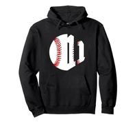 NUMÉRO 11 Ans Baseball 11 Ans Sweat à Capuche