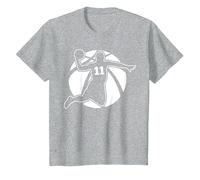 Numéro 11, Mon numéro préféré des Joueurs de Basket-Ball T-Shirt, Enfant, Gris Chiné, 10 Ans