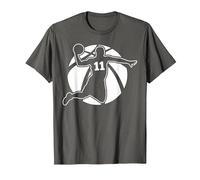 Numéro 11, Mon numéro préféré des Joueurs de Basket-Ball T-Shirt, Homme, Asphalte, 5XL