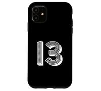 Numéro 13 pour Uniforme d'équipe Sportive ou événements Numéro Treize Coque pour iPhone 11