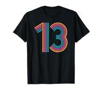 Numéro 13, Treize Anniversaire Garçons Filles 13e Anniversaire T-Shirt