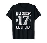 Numéro 17 construit différents Motifs motivants dix-Sept T-Shirt