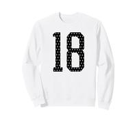 Numéro 18 Sports Team Maillot de Football 18 Ans Sweatshirt