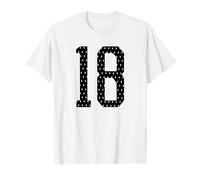 Numéro 18 Sports Team Maillot de Football 18 Ans T-Shirt