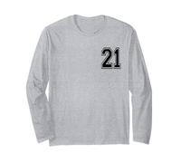 Numéro 21 en Noir Manche Longue