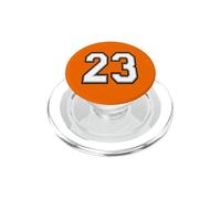 Numéro 23 en Noir, Blanc et Gris PopSockets PopGrip pour MagSafe