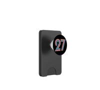 Numéro 27, Vingt-Sept Anniversaire Hommes Femmes 27e Anniversaire PopSockets PopWallet pour MagSafe