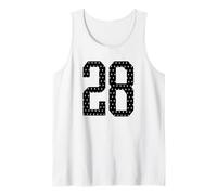 Numéro 28 Sports Team Maillot de Football 28 Ans Débardeur