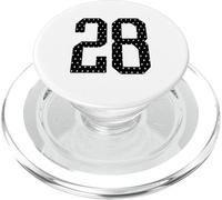 Numéro 28 Sports Team Maillot de Football 28 Ans PopSockets PopGrip pour MagSafe
