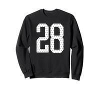Numéro 28 Sports Team Maillot de Football 28 Ans Sweatshirt