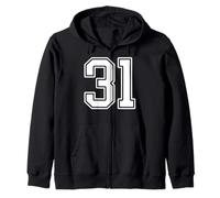 Numéro 31 Fan Player Jersey Style #31 Hommes Femmes Enfants Sweat à Capuche