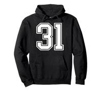 Numéro 31 Fan Player Jersey Style #31 Hommes Femmes Enfants Sweat à Capuche