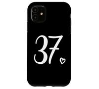 Numéro 37 Trente-Sept pour Femme 37 Ans 37e Anniversaire Coque pour iPhone 11