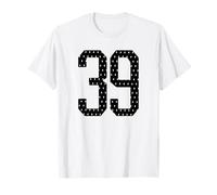 Numéro 39 Équipe de Sport 39e Jersey Varsity Birthday Football T-Shirt