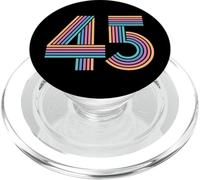 Numéro 45, Quarante-Cinq Anniversaire Hommes Femmes 45e Anniversaire PopSockets PopGrip pour MagSafe