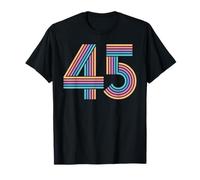 Numéro 45, Quarante-Cinq Anniversaire Hommes Femmes 45e Anniversaire T-Shirt
