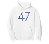 Numéro 47 Bleu Style équipe Sportive Euro Sweat à Capuche
