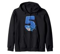 Numéro 5 Requin Anniversaire océan fête Enfant 5ème Plage Poisson Cinq Sweat à Capuche