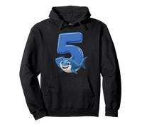 Numéro 5 Requin Anniversaire océan fête Enfant 5ème Plage Poisson Cinq Sweat à Capuche