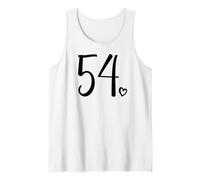 Numéro 54 Fifty-Four pour Femmes, 54 Ans 54e Anniversaire Débardeur