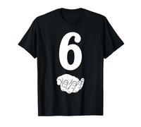 Numéro 6 Funny 67 Six Seven Meme Hands Couple Assorti T-Shirt