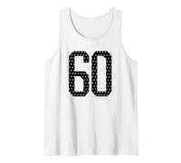 Numéro 60 Sports Team 60e Jersey Varsity Birthday Football Débardeur