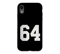 Numéro 64 Sports Team Player 64th Birthday Numéro préféré Coque pour iPhone XR
