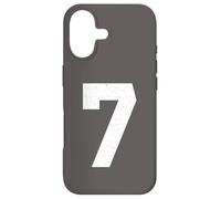 Numéro 7 en Jersey Uniforme Varsity Sports Number, 7e Anniversaire Coque pour iPhone 17