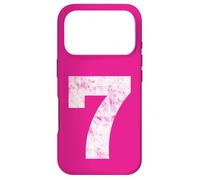 Numéro 7 en Jersey Uniforme Varsity Sports Number, 7e Anniversaire Coque pour iPhone 17 Pro