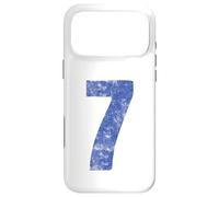 Numéro 7 en Jersey Uniforme Varsity Sports Number, 7e Anniversaire Coque pour iPhone 17 Pro Max