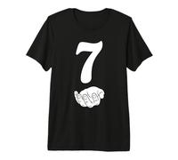 Numéro 7 Funny 67 Six Seven Meme Hands Couple Assorti T-Shirt Haut de Gamme