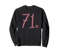 Numéro 71 Soixante-et-Un, pour Femme 71 Ans 71e Anniversaire Sweatshirt