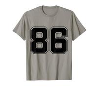 Numéro 86 Big Bold Capital Varsity Alphabet Monogramme T-Shirt