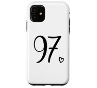 Numéro 97 Quatre-Vingt-dix-Sept pour Les Femmes, 97 Ans 97e Anniversaire Coque pour iPhone 11