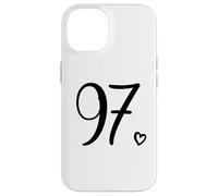 Numéro 97 Quatre-Vingt-dix-Sept pour Les Femmes, 97 Ans 97e Anniversaire Coque pour iPhone 14