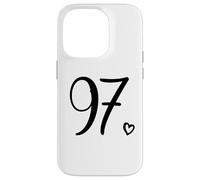 Numéro 97 Quatre-Vingt-dix-Sept pour Les Femmes, 97 Ans 97e Anniversaire Coque pour iPhone 14 Pro