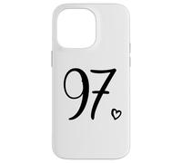 Numéro 97 Quatre-Vingt-dix-Sept pour Les Femmes, 97 Ans 97e Anniversaire Coque pour iPhone 14 Pro Max