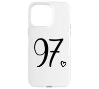Numéro 97 Quatre-Vingt-dix-Sept pour Les Femmes, 97 Ans 97e Anniversaire Coque pour iPhone 15 Pro Max